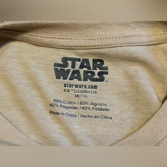 Star Wars Baby Yoda Women’s Juniors Graphic Tee T-shirt Top Short Sleeve - Picture 9 of 11